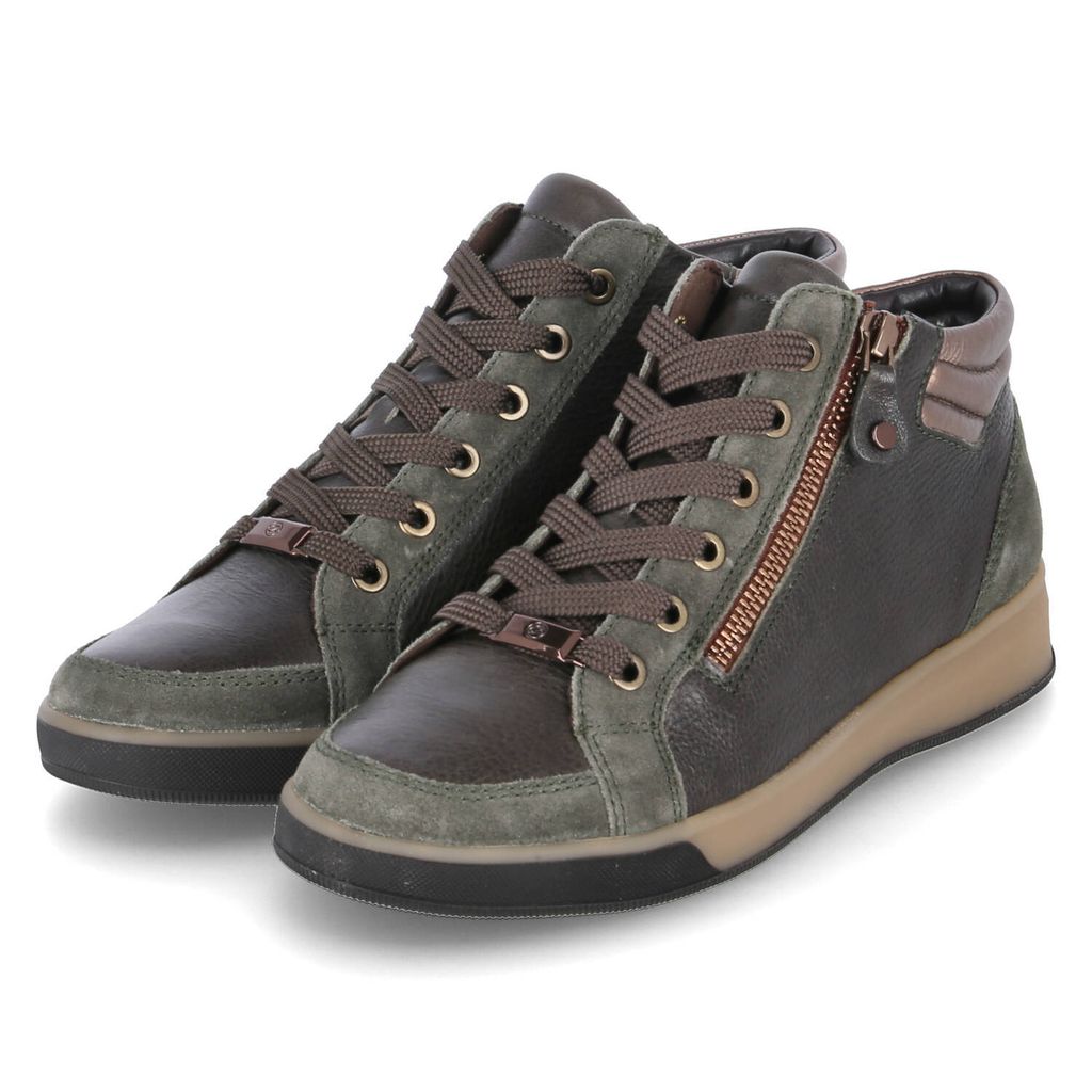 Ara ROM Damen Schnürstiefelette in Grün, Größe 5.5 Produktbild 12