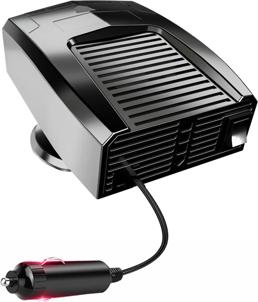riscaldatore per auto da 24 V, portatile, potente sbrinatore invernale, riscaldamento e raffreddamento 2 in 1 con accendisigari