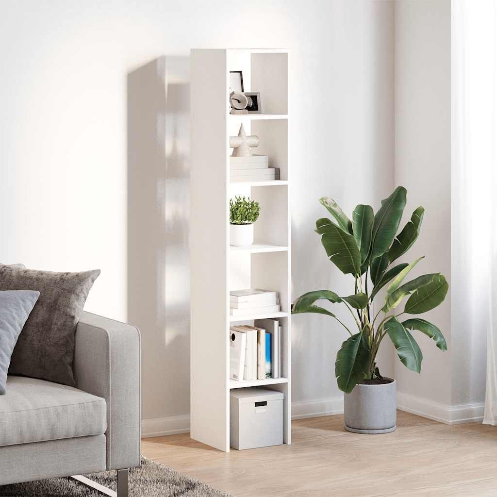 vidaXL Półki na książki 2 szt. sztaplowane białe 30x30x80 Zdjęcie produktu 