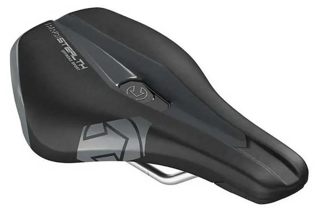 Selle de vélo tout-terrain PRO Stealth Offroad Sport rail acier 142 mm noir
