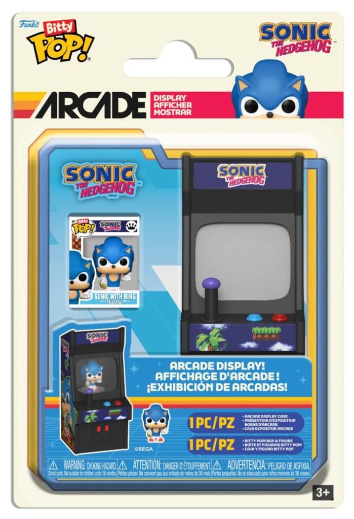 Sonic the Hedgehog Bitty POP-Figur - Sammlerstück im Arcade-Stil