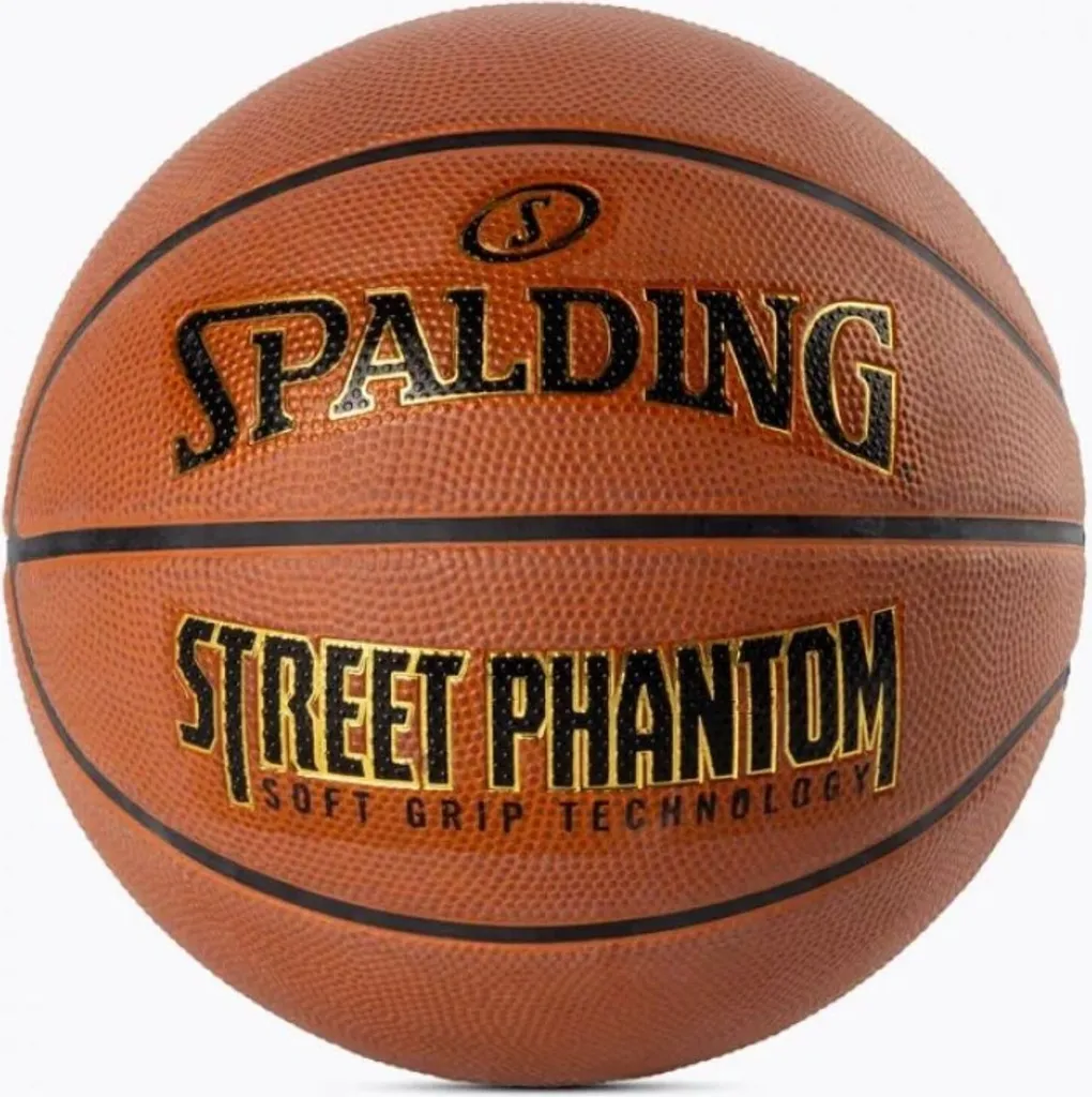 Ballon Basket Spalding Phantom Anti-Glisse 84387Z Contrôle Total Noir