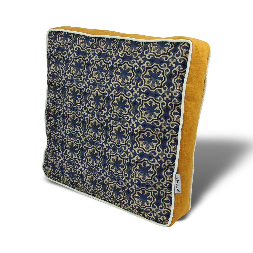 Evila Originals, YM1005- GRV2118, Bunt, Kopfkissen, 50% Baumwolle / 50% Polyester