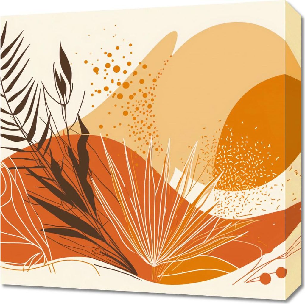 Bild 50x50cm Mediterrane Landschaft