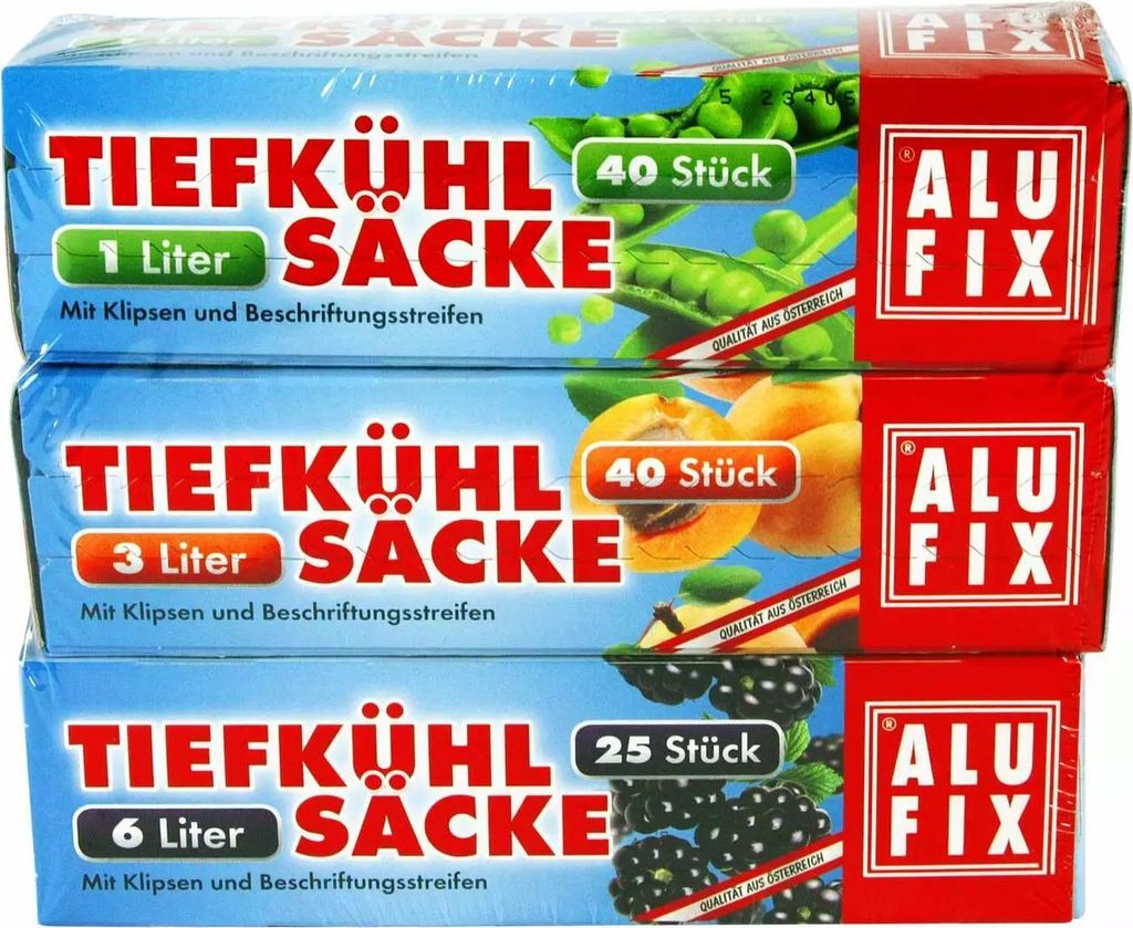 Gefrierbeutel - Tiefkühlbeutel - Beutel - Einfrieren - Aufbewahren