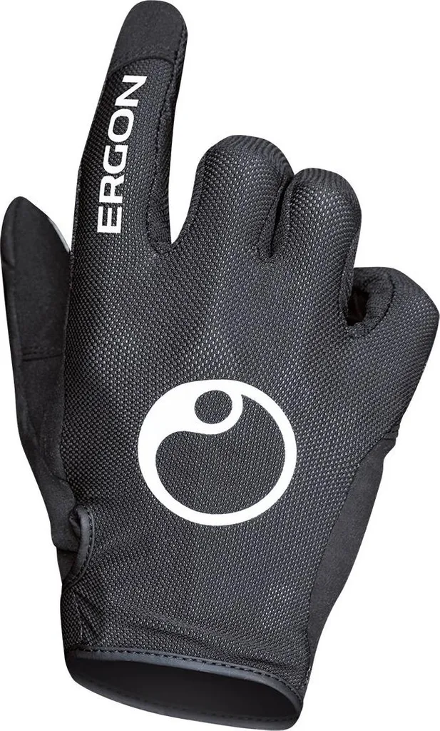 Gants de VTT Ergon HM2 noirs en taille M pour une ergonomie maximale
