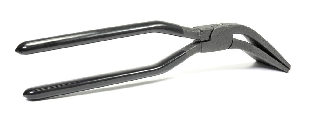 Falzzange 60 mm gebogen 45° Abkantzange Biegezange Produktbild 