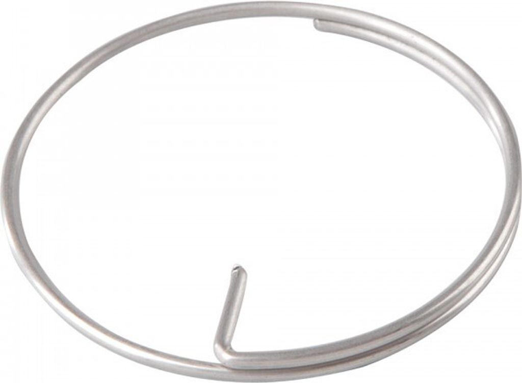 Schild I Befestigungsring, für gravierte/bedruckte Schilder, Edelstahl, Ø 60mm