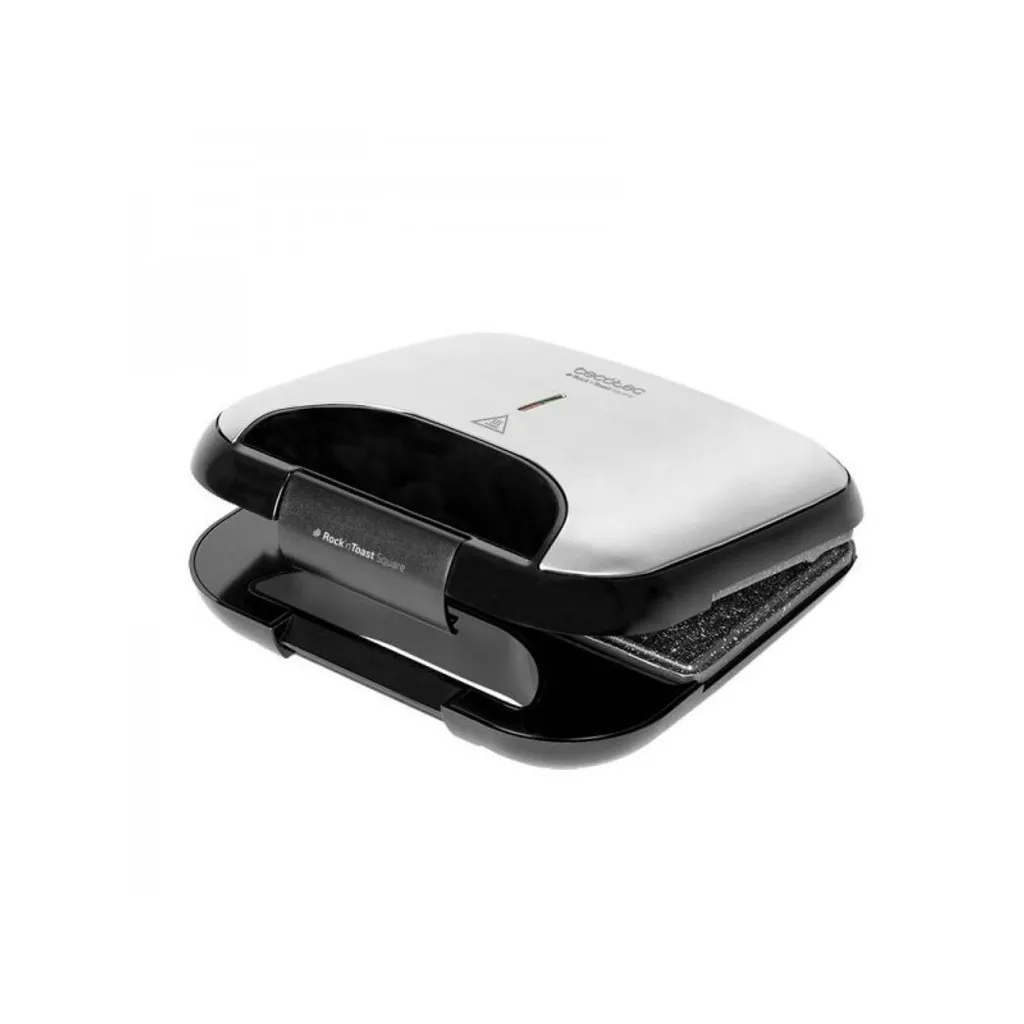 Machine à Croque-Monsieur Carré 750W Cecotec 3030 avec Plaques Antiadhésives