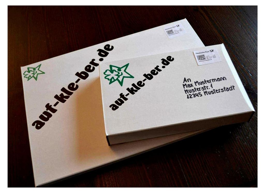 Babyaufkleber für Geschwister - Zwillinge 15 cm - Autosticker in freier Farbwahl