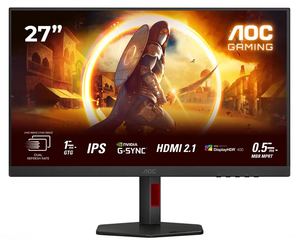 Écran PC 4K AOC U27G4R Moniteur 27 Pouces Anti-Fatigue Visuelle LED