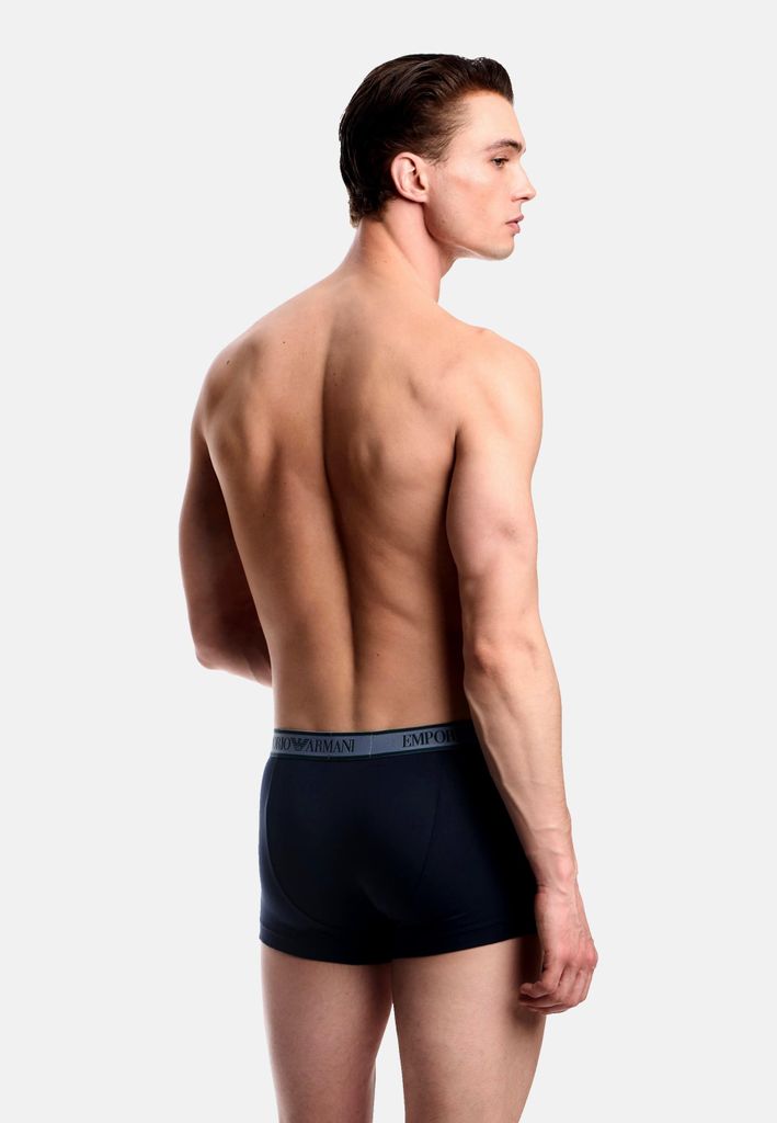 Emporio Armani Boxers Trunks 3-Pack Blue/Stone/Pine : XXL Produktbild 