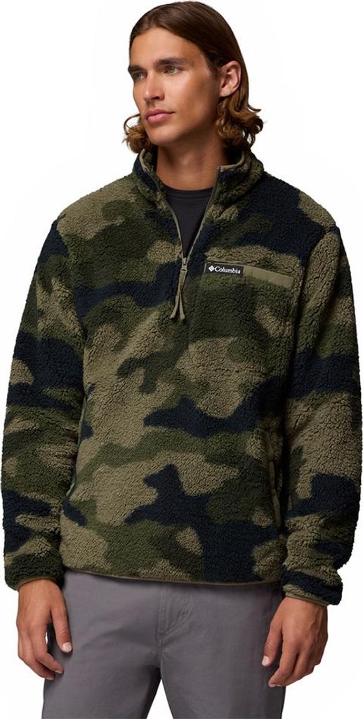 Columbia Rugged Ridge High Pile Fleece Mit Halbem Reißverschluss Grün 2XL Mann Grün 2XL