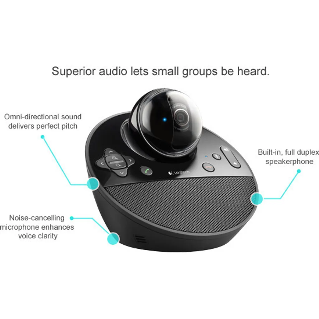 Logitech BCC950 Caméra de visioconférence Full HD avec télécommande - 20