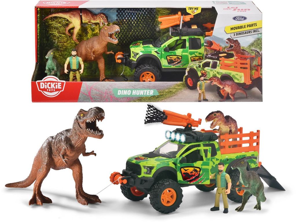 Dickie Toys - Veicolo dinosauro Dino Hunter (25 cm) Immagine del prodotto 