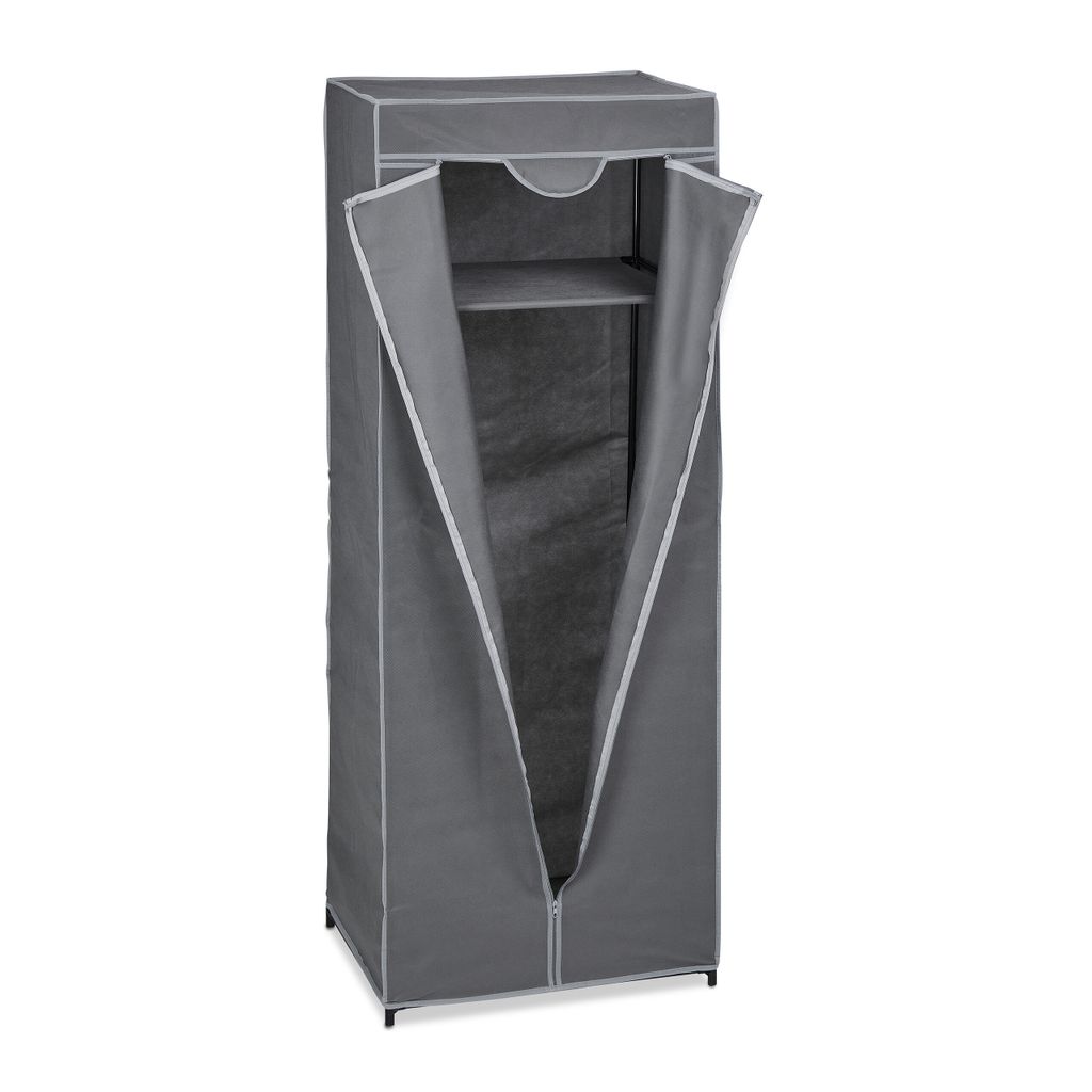 Relaxdays Appendiabiti in tessuto 1 ripiano 157x60x45 cm Immagine del prodotto 