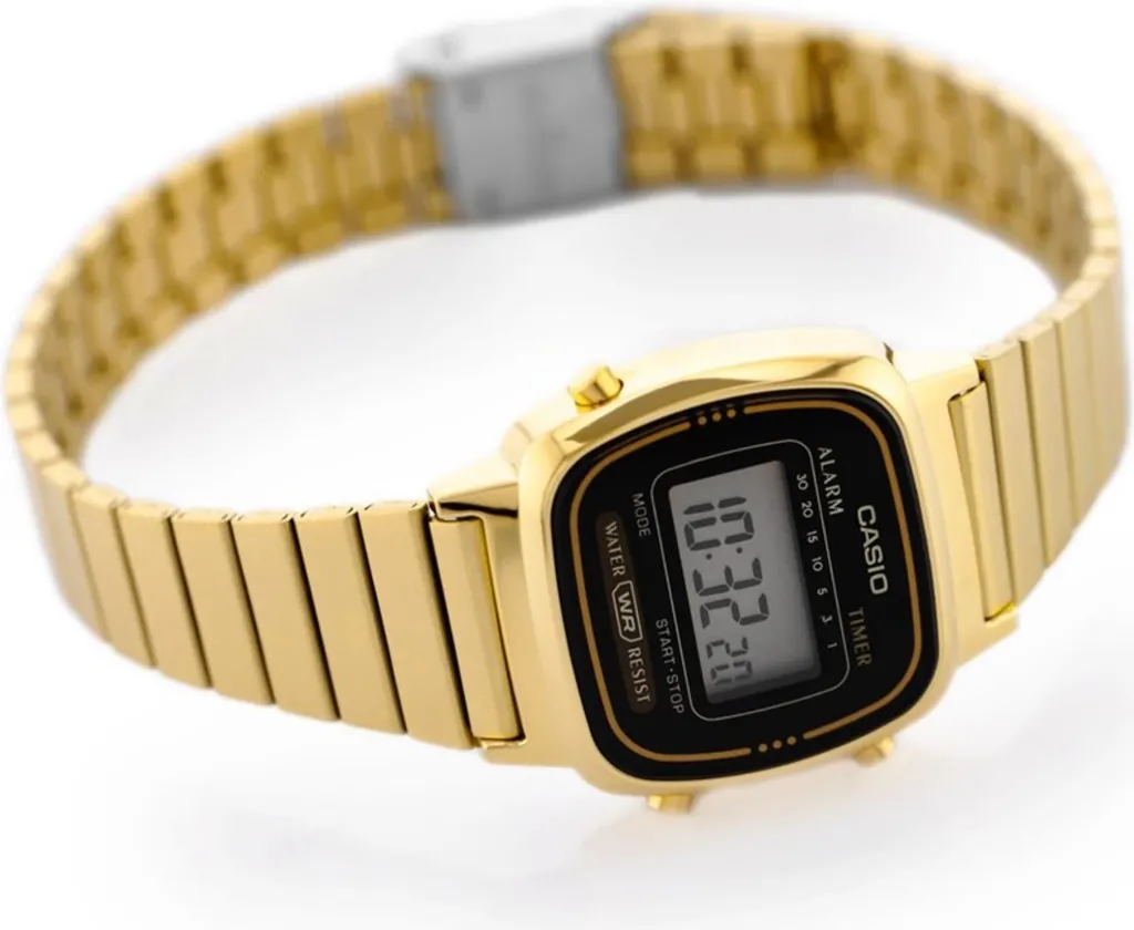 Orologio Casio Digitale LA670WGA-1DF: Affidabilità Oro Vintage