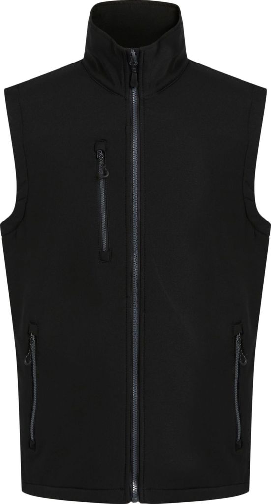Regatta Professional - Weste Zweilagig für Herren RG10672 (XXL) (Schwarz/Mittelgrau)