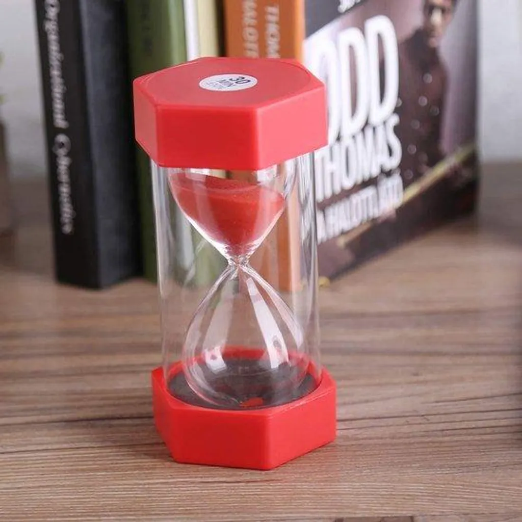 Sablier pour enfants sable coloré 1 minute - Minuteur visuel ludique