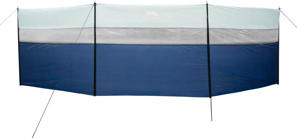Coupe-vent Trespass bleu sport avec capuche ajustable pour le plein air