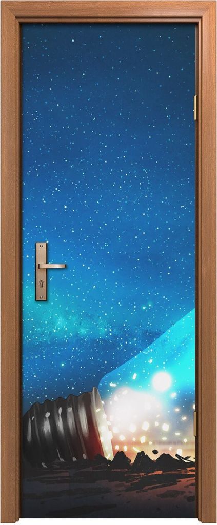 Türposter 70x200 cm Türaufkleber Türtapete Türfolie Produktbild 