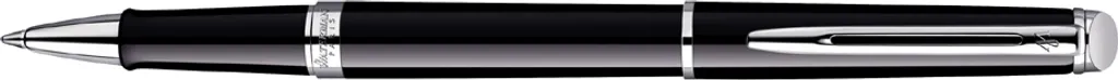 Écriture sans Effort avec le Roller Waterman Hémisphère Noir Chrome