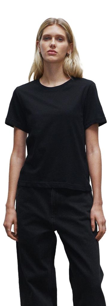 True Blanks - T-Shirt für Damen FK1896 (S) (Schwarz)