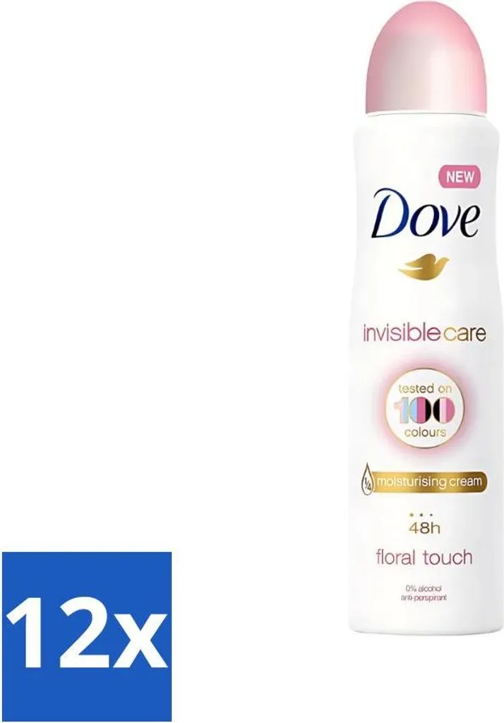 Dove Invisible Care Spray 250ml - Stock 12 Pezzi Risparmio - 1