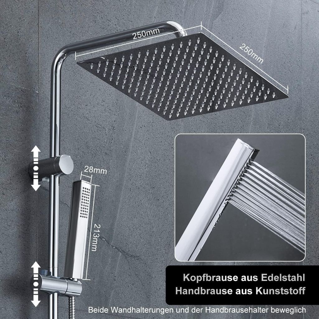Bächlein Brausegarnitur Duschsystem Varone