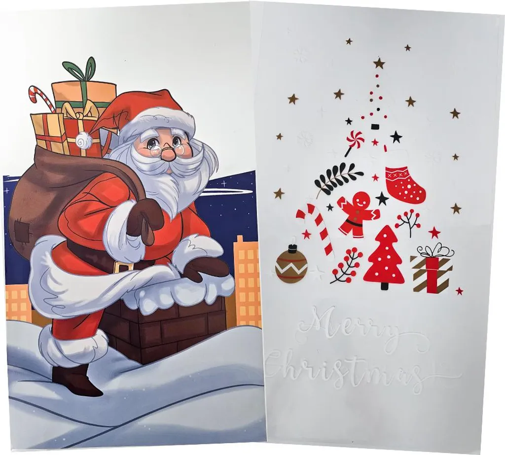 Sacchetti Natalizi in Alluminio 30x50cm | Packaging Premium XMAS