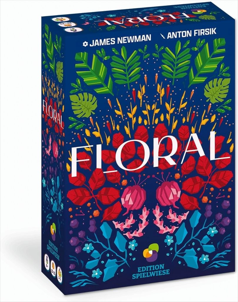 Edition Spielwiese | Floral | Taktische Legespiele | Logik Kartenspiele | Mit Solo-Variante | Wachsendes Kartenspiel in floralem Design | Leichter ...