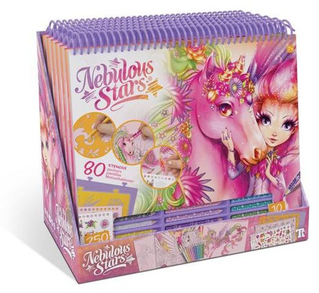 Nebulous Stars kreatives Skizzenbuch Zeichnen und Ausmalen Lilyaz & Viviaz
