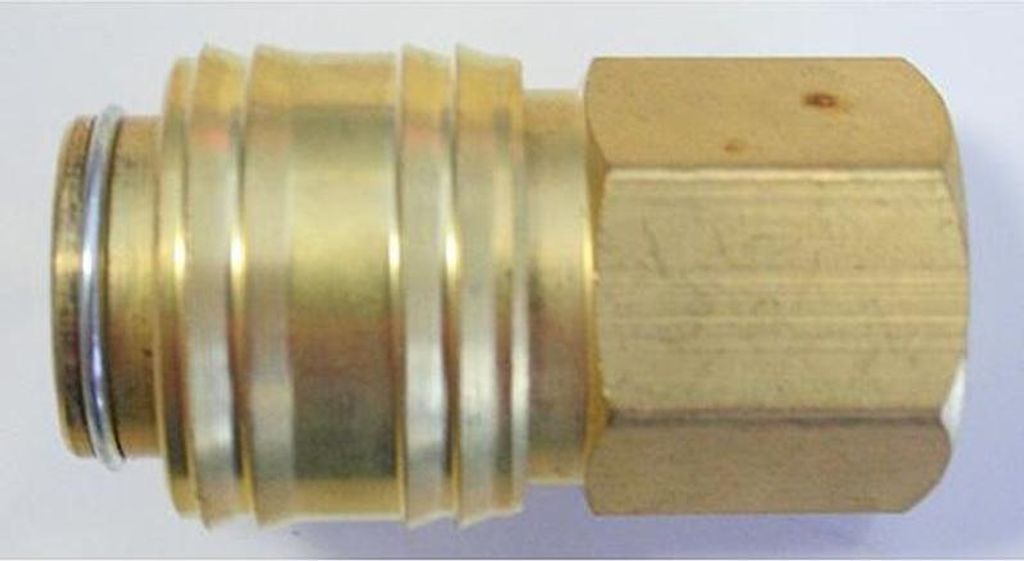 Schnellkupplung für Kompressor Airtool NUQ-1, 1/4", Ms, Innengewinde, für Luft