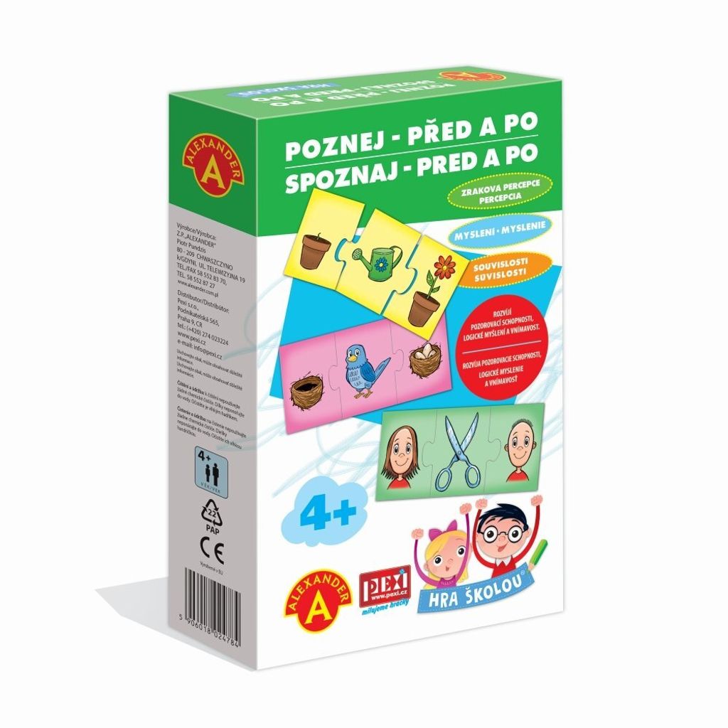 PEXI Hra školou® - POZNEJ - PŘED A PO Obrázek produktu 