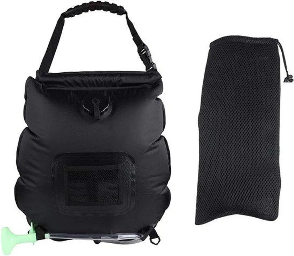 Douche solaire portable pour camping et randonnée - Kit hygiène nomade