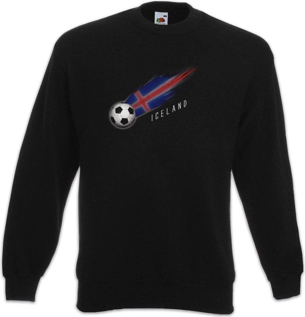 Urban Backwoods Iceland Football Comet I, Sweatshirt, Farbe: Schwarz, Größe: L