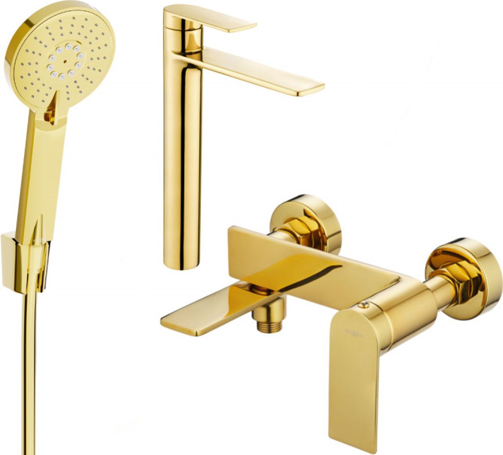 Mexen Zero R40 Badewannenset, Gold - 71113R40-50