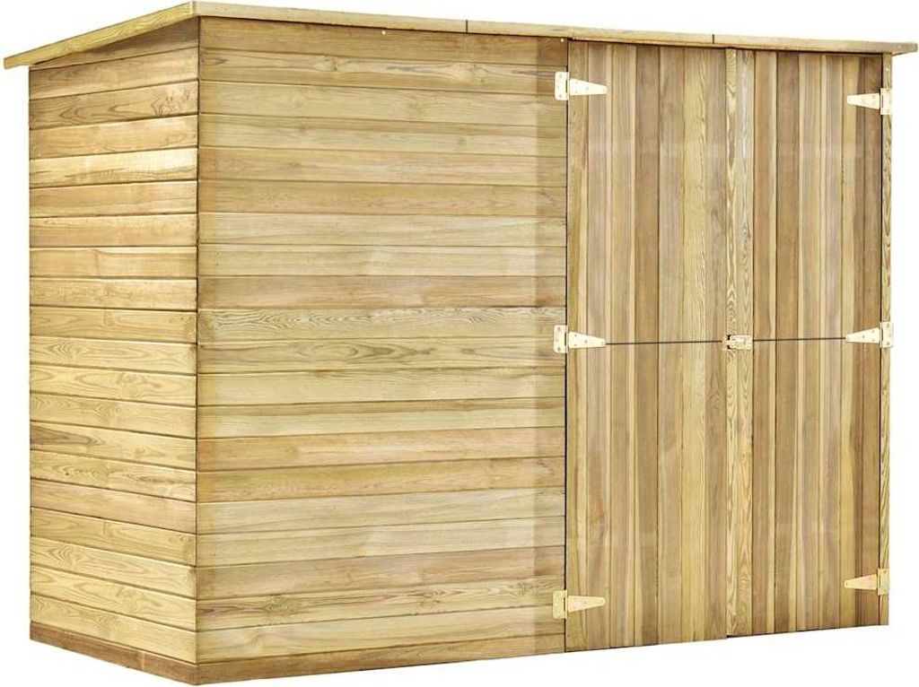 vidaXL Záhradný prístrešok na náradie 232 x 110 x 170 cm Obrázok produktu 