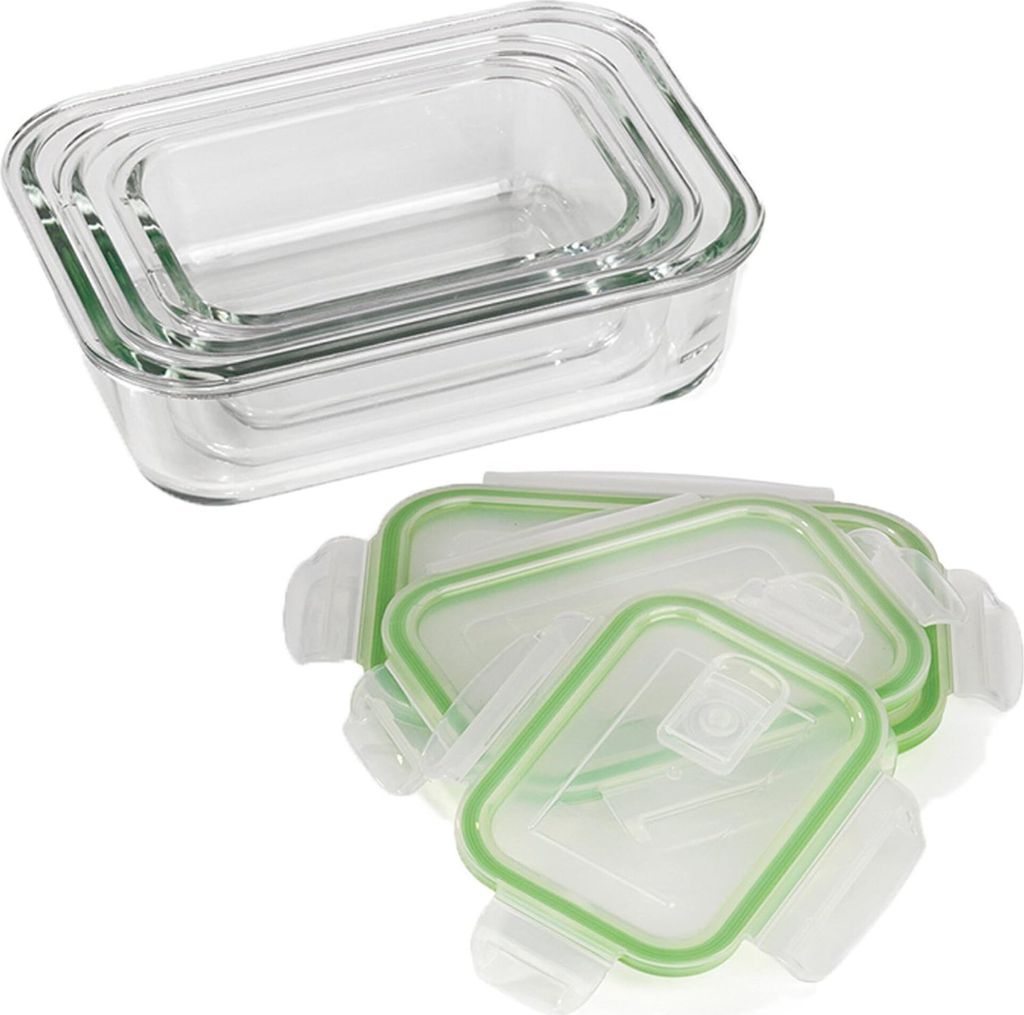 GOURMETmaxx Glas Frischhaltedosen Klick-it 4er Set geeignet Produktbild 13