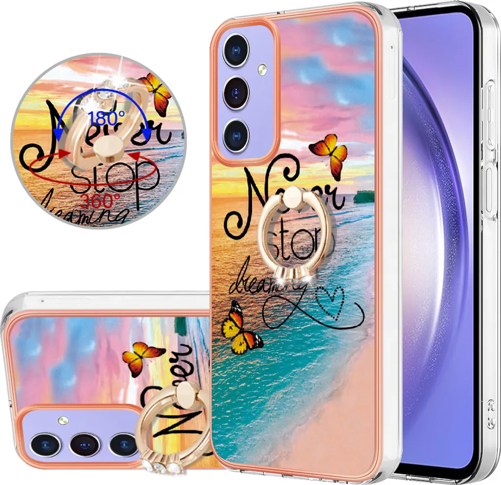Miglior Cover Samsung A15 5G: Custodia Silicone Oro con Ring