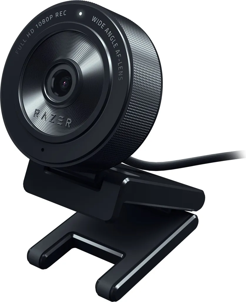 Razer Kiyo Webcam de Jeu avec Anneau Lumineux LED Intégré Full HD 1080p