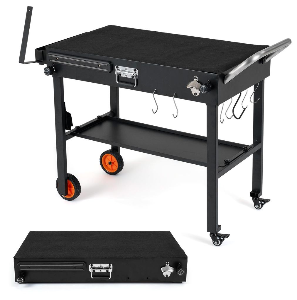 KOMFOTTEU Grillwagen Outdoor 82 x 46 cm, klappbarer Produktbild 