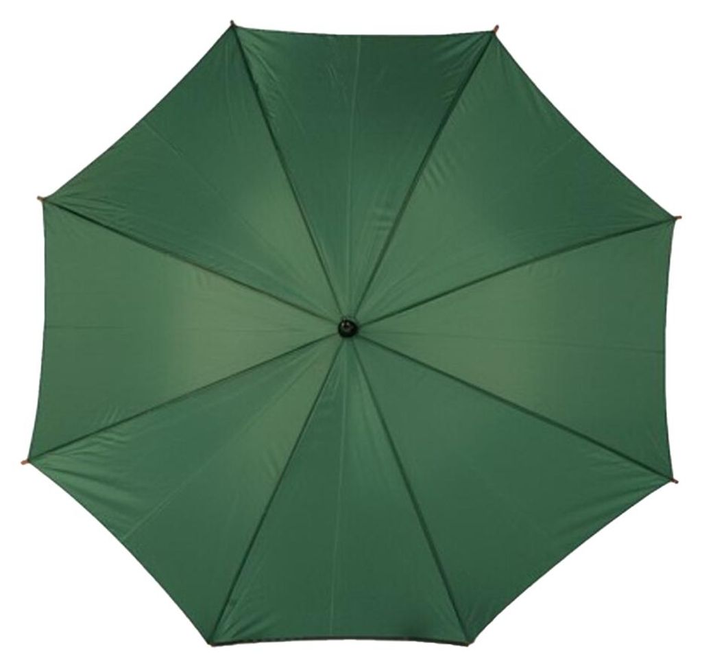 L-Merch - "Cork" Holzgriff Automatisch Stockschirm LT5106 (89 cm x 103 cm) (Dunkelgrün)