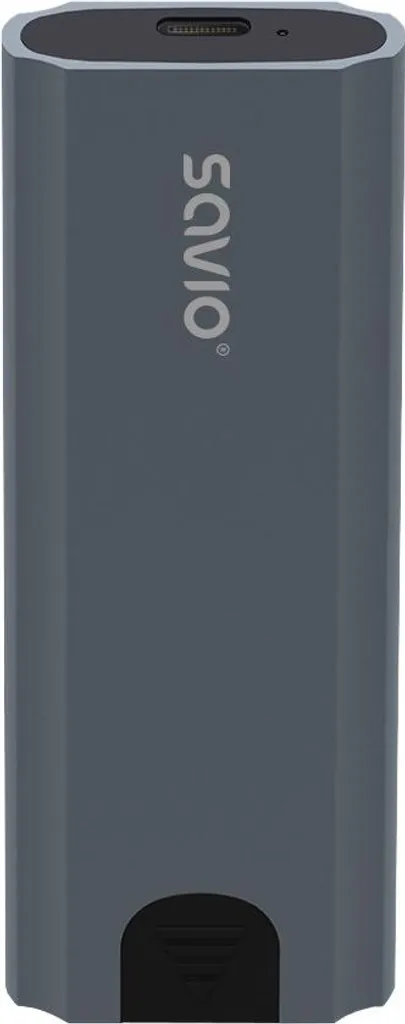 Savio AK-67 Enclosure SSD M.2 Grigio Siderale USB-C 3.1 NVMe - 11