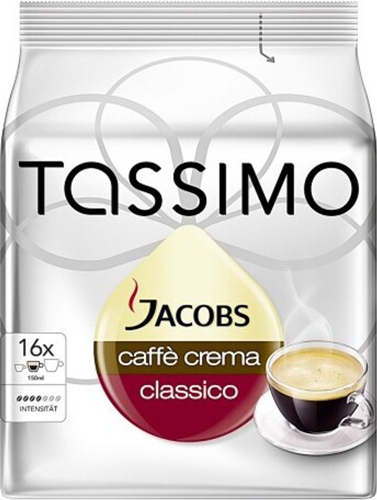 Tassimo Jacobs Caffè Crema Classico | 16 T Discs, Produktbild 1