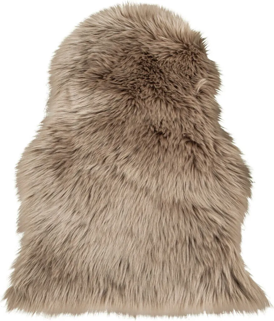 Peau de mouton Kaya 50x85 cm House Collection coloris naturel brun clair