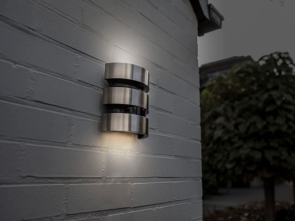 Lutec LED Sensor-Außenleuchte Maya Up- & Downlight mit Produktbild 3