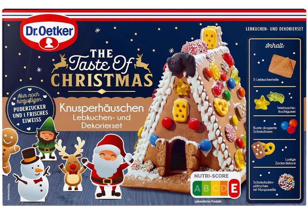 Dr. Oetker The Taste of Christmas Knusperhäuschen 403g Produktbild 