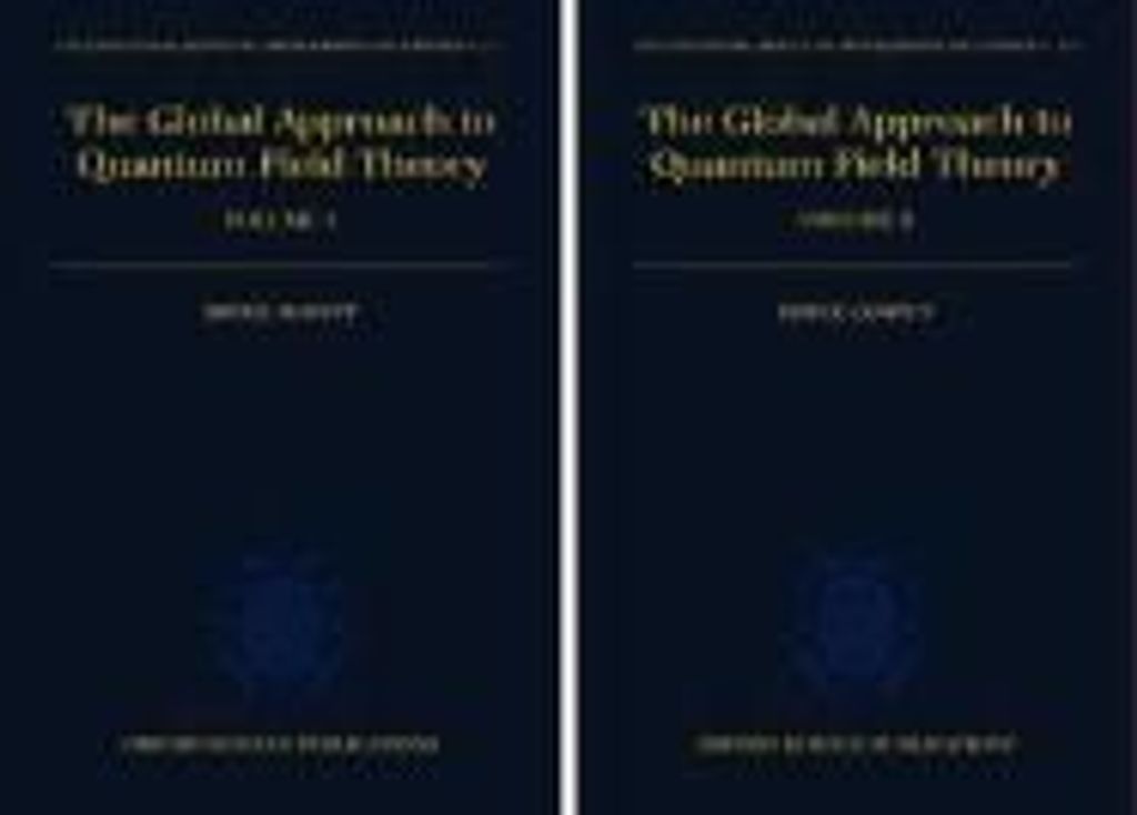 ISBN The Global Approach to Quantum Field Theory, Bryce DeWitt, Unisex, Oxford University Press, 06/03/2003, 1 Stück(e)