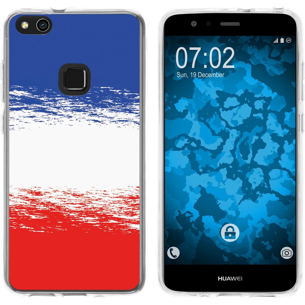 PhoneNatic Case kompatibel mit Huawei P10 Lite Silikon-Hülle WM France M5